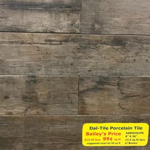 Daltile Porcelain Tile Light Brown Bailey S Center