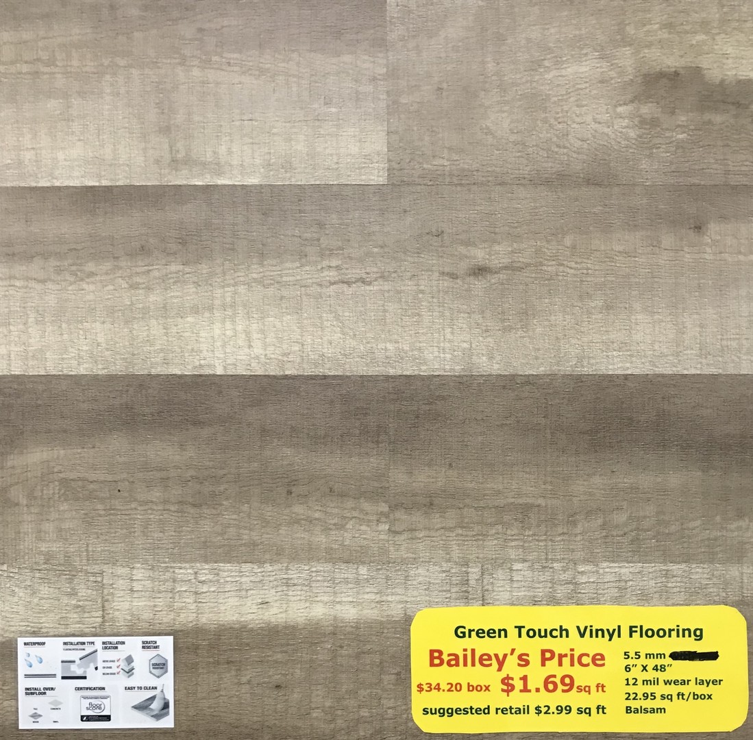 Green Touch Vinyl Flooring Balsam Bailey S Discount Center